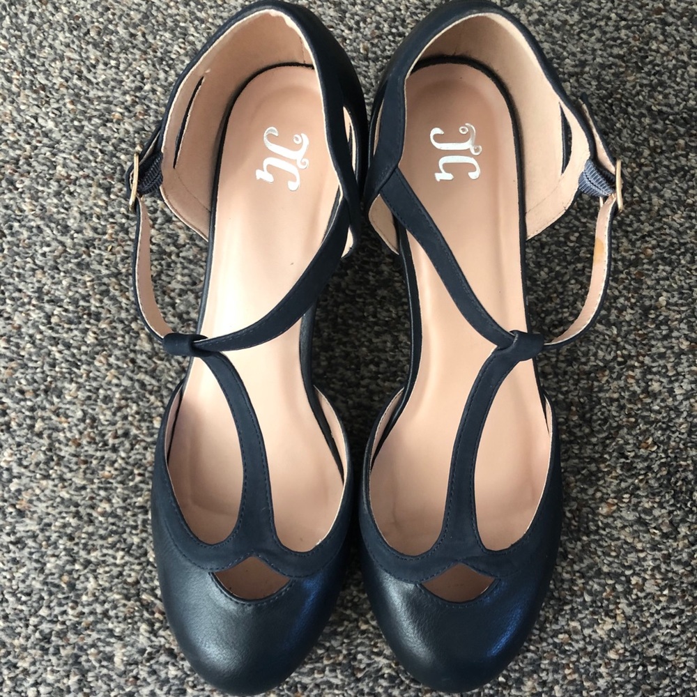 Vintage inspired T-Strap Heels